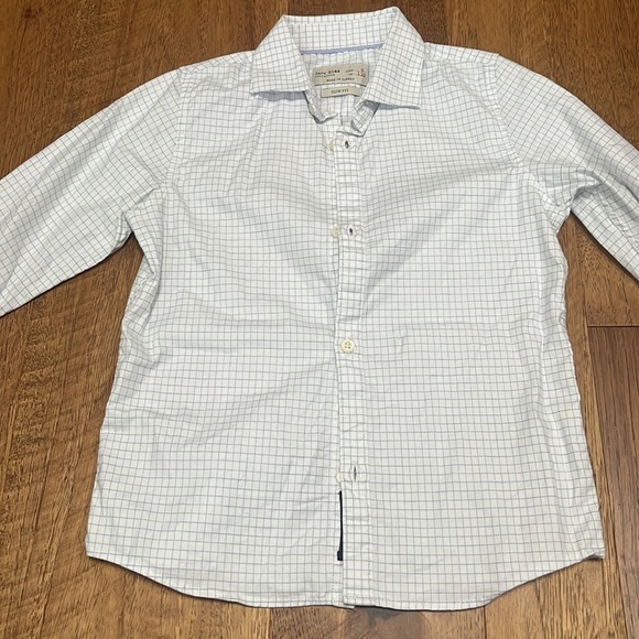 Zara Kids Collection Boys Slim Fit Button Down Size 6 - Picture 2 of 6
